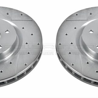 Power Stop Evolution Drilled & Slotted Rotors - FRONT 5x114.3 - Standard Bore