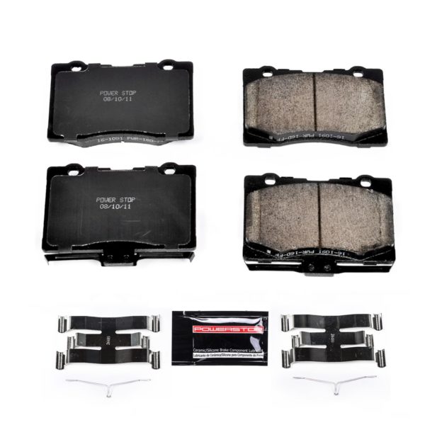 Power Stop Z23 Evolution Sport; Carbon-Fiber-Ceramic Brake Pads - FRONT - ADVICS caliper Acura RL