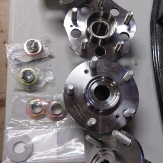 FFC 5-Lug Front Rotor Over Hub Conversion with Rear Hubs