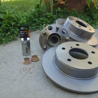 FFC WAGON 5-Lug Front Rotor Over Hub Conversion with Rear Hubs